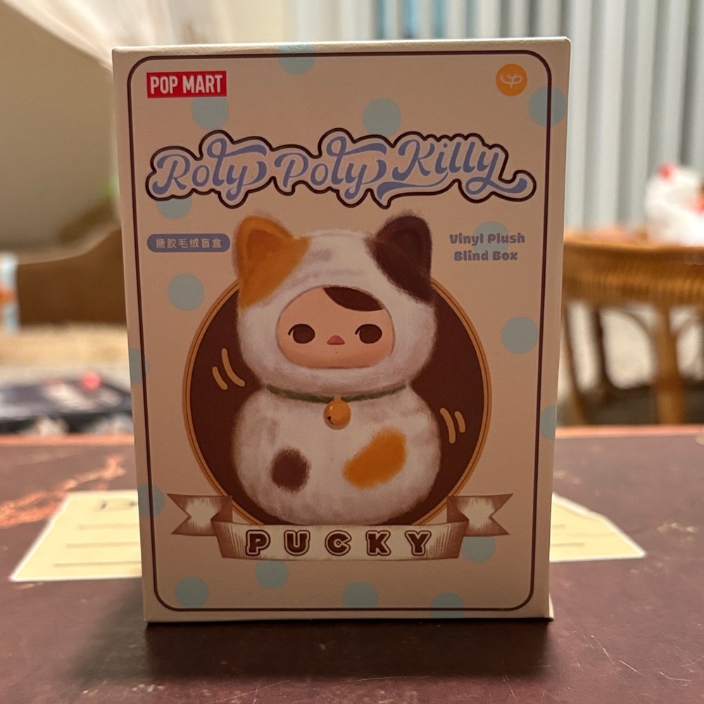 (Black Cat) Pucky Roly Poly Kitty - Plush Blind Box, POPmart